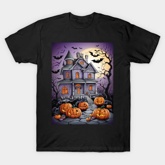 scary halloween T-Shirt by mouhamed22